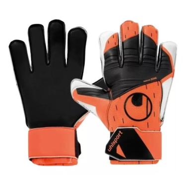 Imagem de Luva De Goleiro Uhlsport Starter Resist 2023 Oficial Futebol, Laranja,