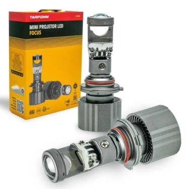 Imagem de Par Lampada Led Mini Projetor Canhão HB3 HB4 6000K 45w 4500 Lumens Tar