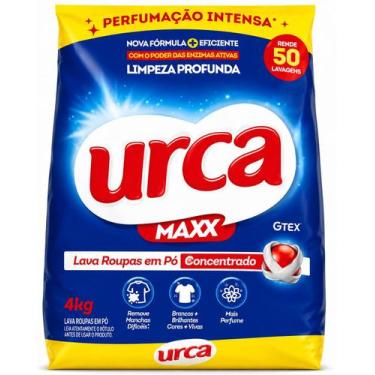 Imagem de sabão em pó 4 kg URCA fragrância marcante multiação atacado