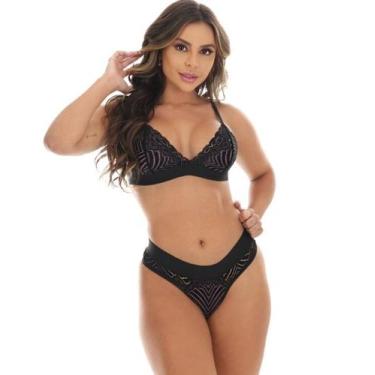 Imagem de Conjunto Dominique Cor:SatinTamanho:P - Bau da Lingerie, Satin, P