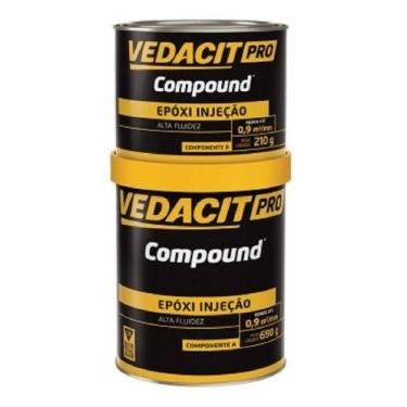 Imagem de COMPOND INJEÇÃO Adesivo Estrutural Super Forte Vedacit 900g