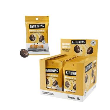 Imagem de Bolinha De Frutas Banana Com Chocolate Zero Açúcar - Natikinhos 12 Uni