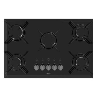 Imagem de Cooktop Philco Cook Chef 5 Bocas Vidro Preto Chama Rápida Bivolt 10590