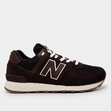 Imagem de Tênis New Balance 574, Marrom escuro, 39