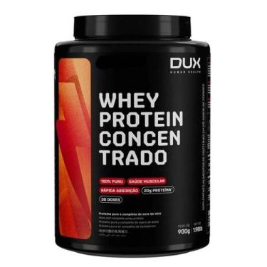 Imagem de Whey Protein Concentrado Pote (900g) - Sabor: Baunilha - Dux Human Hea