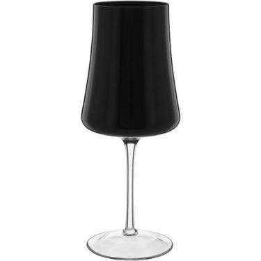 Imagem de Taças Latour Home&Co 24x10x10cm Vidro Preto 560ml 2pçs para Água Suco 