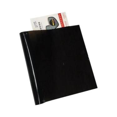 Imagem de Filme De Fumaça Preta Leve 50x500cm Brilhante Transparente Para Envelo