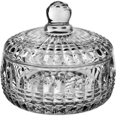 Imagem de Potiche Home&Co 12x14x14cm Eco Crystal Transparente Enfeite Decorativo