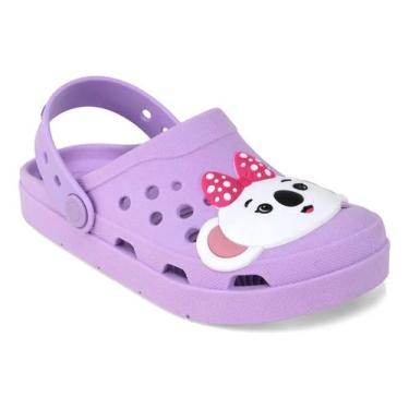 Imagem de Babuche Infantil Lilica Ripilica Anatômico Confortável Clog, Lilas vio