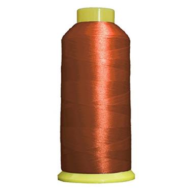 Imagem de Threadart Linha de bordado de máquina de poliéster com cones grandes de 5000 m | Cones enormes de 5000 m (5.500 jardas) 40 wt | Para máquinas de bordado e costura Brother Janome Bernina | Nº 170 - madressilva