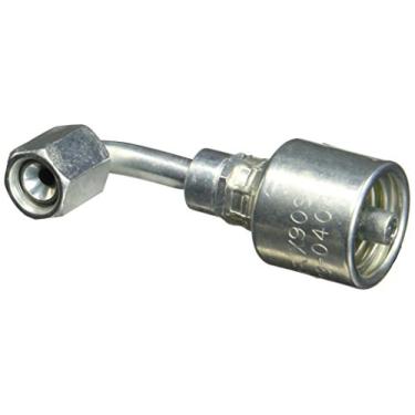 Imagem de Gates G25179-0404 fêmea JIC 37 flare giratório - tubo curvado 90 (MegaCrimp)