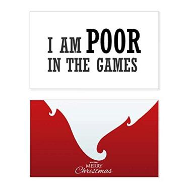 Imagem de I Am Poor Games Holiday Holiday Holiday Merry Christmas Congrats Card Christmas Letter Message