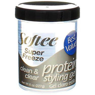 Imagem de Softee Protein Super Congelar Hair Styling Gel, 8 onças