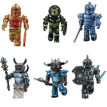Imagem de Roblox Action Collection - Champions of Roblox 15th Anniversary Gold Six Figure Pack [Includes Exclusive Virtual Item]