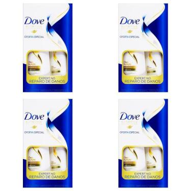 Imagem de Kit 4 Und Shampoo 400ml+Condicionador 200ml Dove Therapy Óleo Nutrição