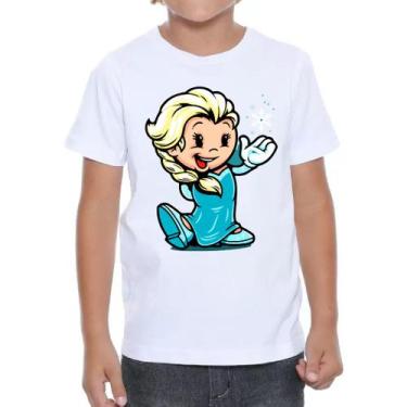Imagem de Camiseta Infantil Olaf Frozen Disney Elza Ana Modelo 2 - King Of Print