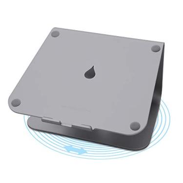 Imagem de Rain Design Suporte para laptop 10074 mStand360 com base giratória, cinza espacial (patenteado)
