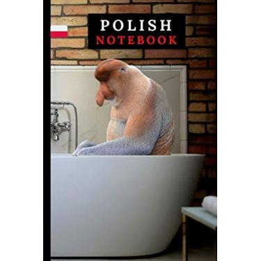 Imagem de Monkey in Bathtube Polish Notebook Perfect for Poles.: (Janusz Nosacz) Proboscis Monkey in bathroom Journal