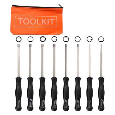 Imagem de Ferramentas de ajuste de carburador de 2 ciclos para motosserra Zama Stihl Stil Ryobi Homelite Poulan, conjunto de 8