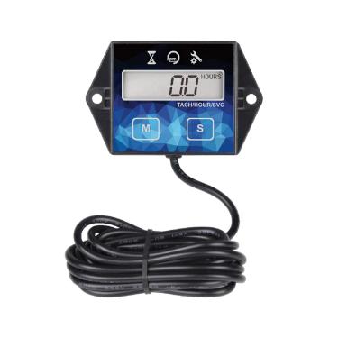 Imagem de Jayron JR-HM011F auto-alimentado Digital Tach Manutenção Hora, Lembrete de Manutenção de Medidor, Substituível de Bateria, Uso para Equipamento de Energia Externo