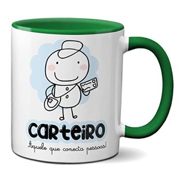 Imagem de Caneca Carteiro Aquele Que Conecta As Pessoas! Presente (Verde)