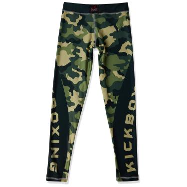 Imagem de Calça de Compressão Termica Legging Feminina - 2824 EX - Camuflada - GG - Kick Boxing