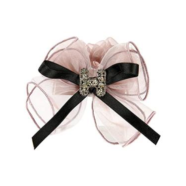 Imagem de Anel de cabelo Mesh Corda Mesh Anel Intestino Grande Bola Amarrada Acessórios de Cabelo Rabo de Cavalo Corda de Cabelo Acessórios de Cabelo Menina /1942