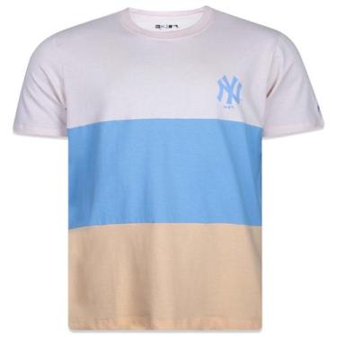 Imagem de Camiseta New York Yankees Mlb Sweet Winter Azul/Rosa/Laranja New Era