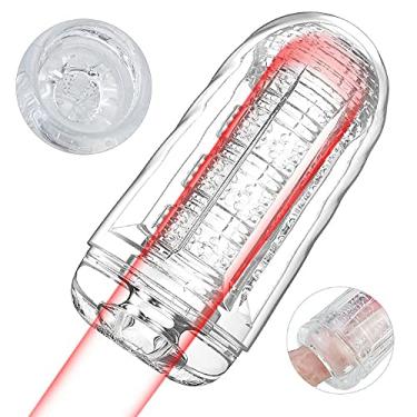Imagem de Space Capsule S-Hande Masturbador Transparente Texturizado Masculino 16cm x7 cm TPE ABS