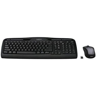 Imagem de Combinação de teclado e mouse sem fio Logitech MK335 - preto/prata