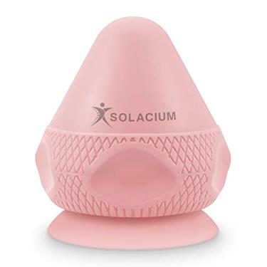 Imagem de Ferramenta de terapia de massagem montável – Ferramenta de massagem de parede com ventosa para múltiplas superfícies para músculos doloridos, liberação miofascial, alívio de estresse, ponto de gatilho e massagem profunda dos tecidos (rosa)