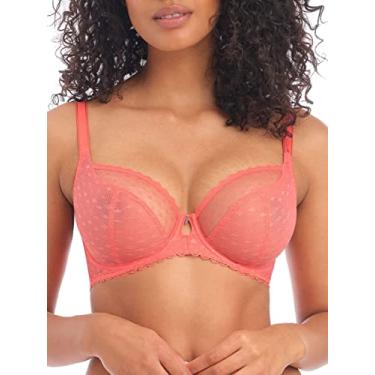 Imagem de Freya Sutiã feminino com aro e decote profundo, Coral quente, 36E