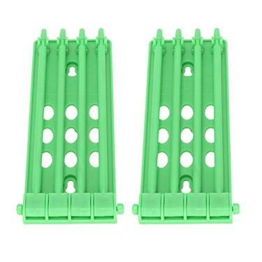 Imagem de Moldura de Anel de pé de Pombos, Suporte de Anel de pé de Pombos Conveniente 2 Peças Prático Anel de pé Rotativo de Plástico para Papagaios Frango (Verde)