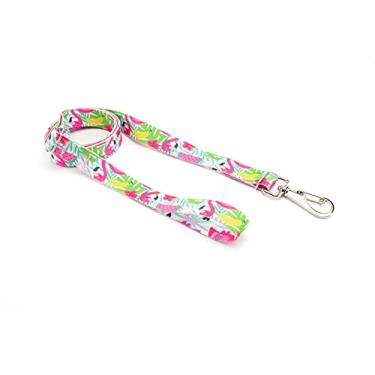 Imagem de Guia para cachorro com regulagem - Tamanho M (M, Flamingo)