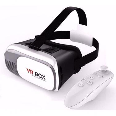Imagem de Óculos Realidade Virtual 3D Com Controle Para Smartphone Vr Box