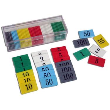 Imagem de Kit 50 Fichas Poker Numeradas Jogo Baralho Estojo Egito