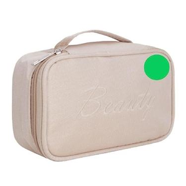 Imagem de Necessaire Feminina Maquiagem Estojo Escolar Linha Beauty Cor:Verde