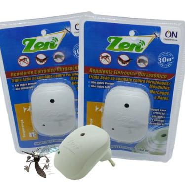Imagem de Kit 2Un Repelente Eletronico Mosquitos Ultrassonico - Zen - Zen - On E