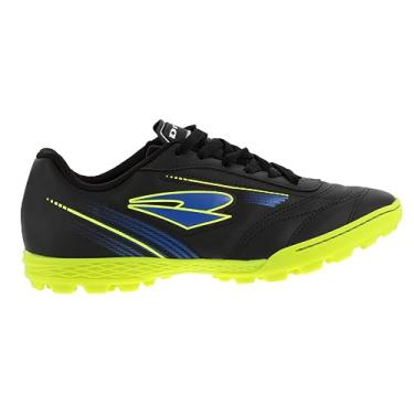 Imagem de Chuteira Dray Society 324 Preta e Verde - Masculina Preto 39