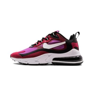 Imagem de Tênis de corrida feminino Nike Air Max 270 React casual Ci3899-600, Noble Red/White-vivid Purple-black, 6.5