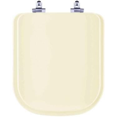 Imagem de Assento Sanitário Laqueado Soft Close Axis Creme (bege) para vaso Deca