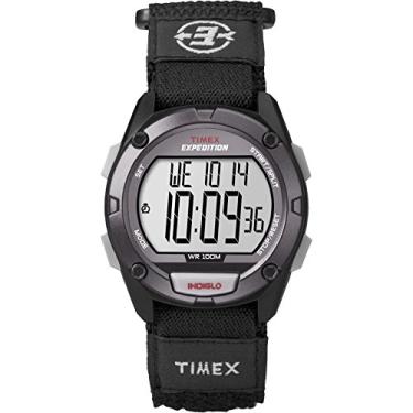 Imagem de Timex Relógio masculino T49949 Expedition Digital Cat Preto Fast Wrap, preto/cinza digital/preto, NO SIZE, Cronógrafo, digital