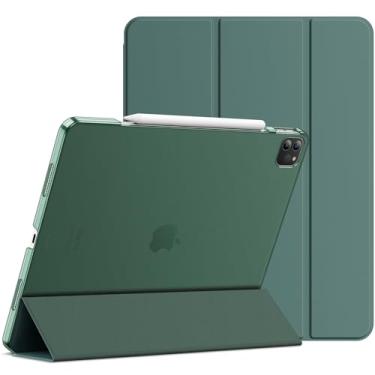 Imagem de JETech Capa para iPad Pro de 12,9 Polegadas (6ª/5ª Geração, Modelo 2022/2021), Estojo Inteligente com Suporte Fino e Rígido Traseiro com Ativação/Repouso Automático (Azul Eneovado)