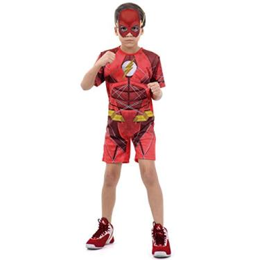 Imagem de Fantasia The Flash Curto Com Musculatura Infantil 916031-G