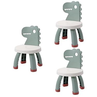 Imagem de Garneck 3 Pecas cadeira infantil cadeira para crianças escadinha de armário cadeiras plasticas cadeira de plástico cadeiras infantis cadeira de criança banquinho de jardim de infância Bebê