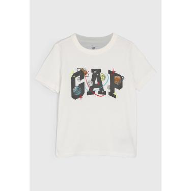 Imagem de Infantil - Camiseta GAP Full Print Branca GAP 876904 menino