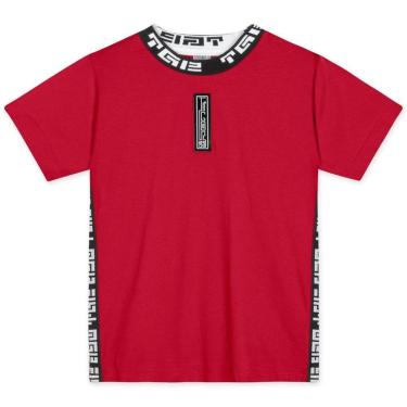 Imagem de Tigor Camiseta Manga Curta Vermelha-Masculino