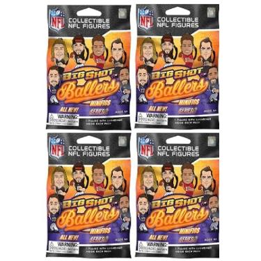 Imagem de Teenymates Party Animal Big Shot Ballers 2021-22 NFL Series 2 Figures Blind Bags Gift Set Party Bundle - 4 Pack