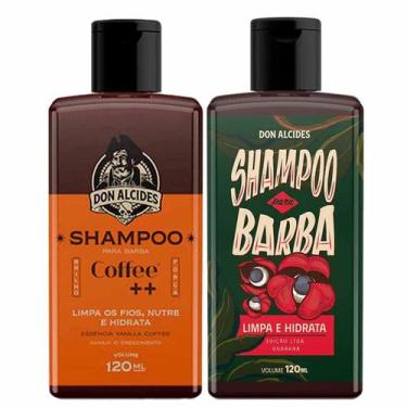 Imagem de Kit 2X Shampoo Para Barba Coffee E Guaraná Don Alcides