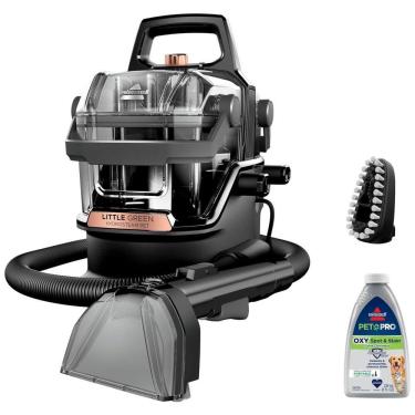 Imagem de Extratora e Higienizadora Portátil para Limpeza de Carpetes e Estofados, 110V, BISSELL Little Green HydroSteam 3618, Preta